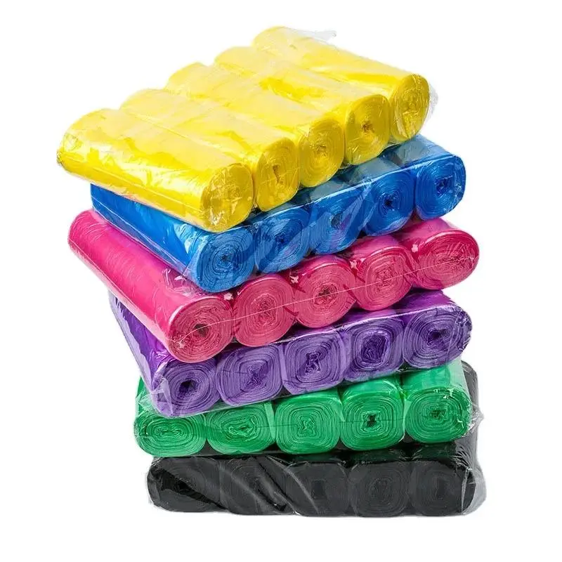Túi Rác Dùng Một Lần Gia Dụng, 5 Cuộn, 100 Chiếc, Túi Rác Nhỏ, Túi Đựng Đồ Nhà Bếp, Túi Rác, Túi Rác Làm Sạch, Túi Nhựa Túi Đựng Chất Thải