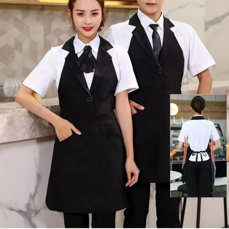 Waterproof and Oil-proof Apron, Thick Woven Fabric, Three-in-one Sleeve, Suitable for Kitchen, Restaurant and Hotel Workwear Apron Waterproof Style Apron disinfectant detergent anti-bacterial household cleaners detergent hypoallergenic household cleaners
