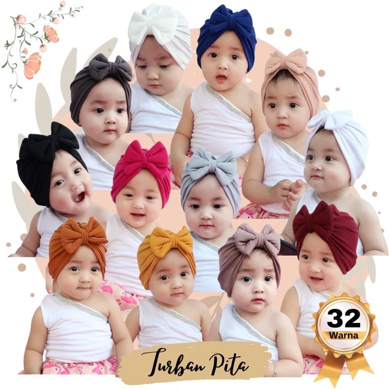 Product Introduction of 1 Losin 12 Pcs Turban Kupu Bayi dan Anak | Paket Usaha | Warna Random | Alus Collection 0