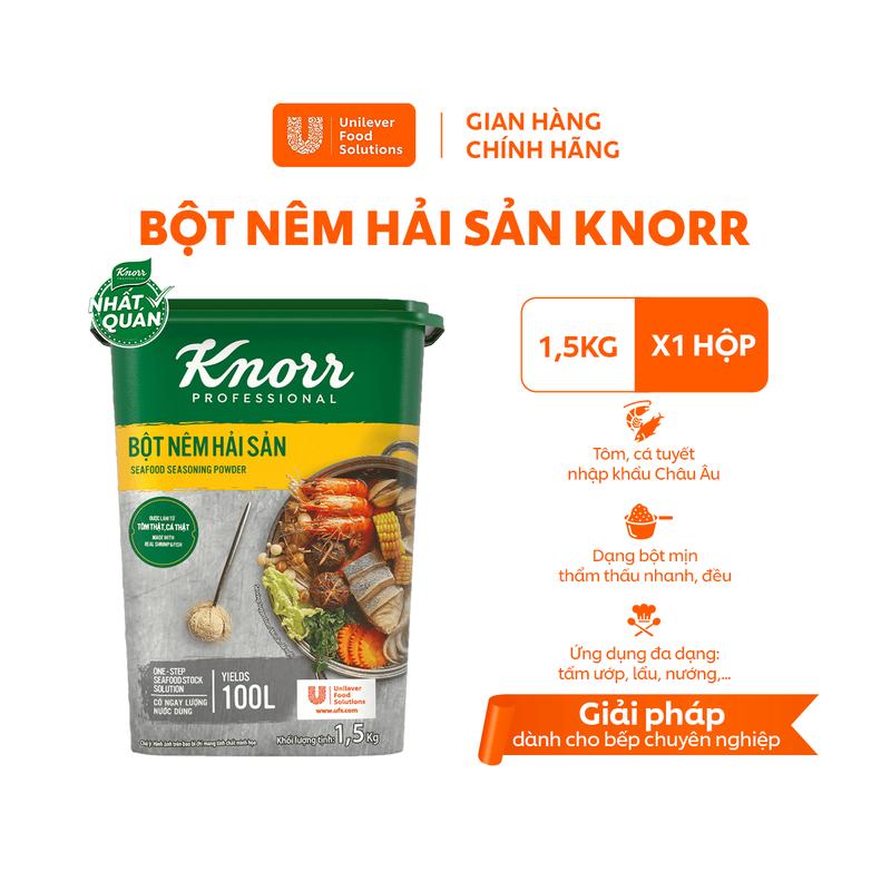 Bột Nêm Hải Sản Knorr Professional 1.5kg - Chuyên Dùng Cho Nấu Ăn