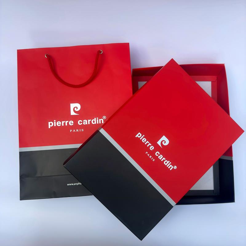  Túi Hộp Pierre Cardin Đựng Sơ Mi Quần Âu Áo Thun Làm Quà Tặng 