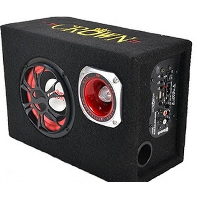 Loa CROWN 10 vuông có bluetooth siêu trầm. nguồn ô tô 12V 24V và 220V Củ Loa Nghe Nhạc