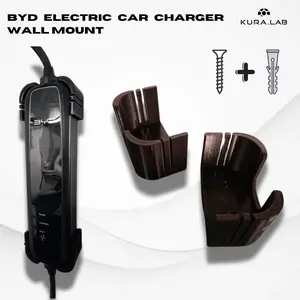 Wall Mount Holder BYD Atto1 Atto3 Sealion Seal Dolphine M6 Electric Car Charger | Bracket Charger Mobil Listrik BYD - [KURA.LAB]