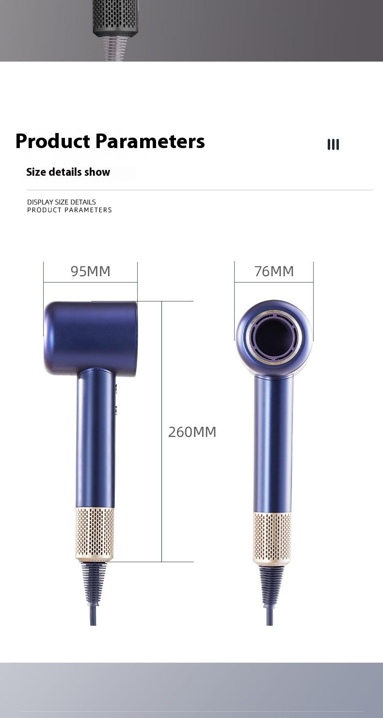Product Introduction of Negative ion hot air comb, hair dryer, straight hair comb, curling iron, large hair dryer, hair dryer, electric hair dryer, high-speed hair dryer 31