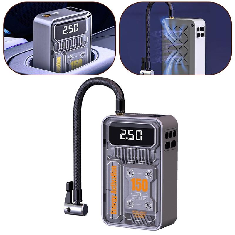 150PSI Car Electric Tire Inflator Portable USB Air Compresso - TikTok ...