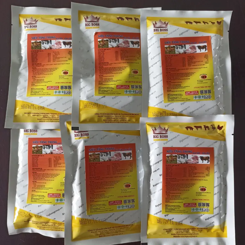 CÁM SIÊU TĂNG TRỌNG SUPPER GREEN CHO GIA SÚC - GIA CẦM ( gói 100g ) thuoc  thú 2