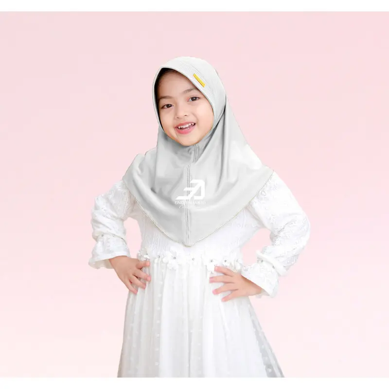 Edahijab Model Sport Anak 3-12 Tahun Paud Tk Sd Smp Hijab Muslim Instan Polos Kerudung Harian Cokelat Hitam Muslim Sekolah 5