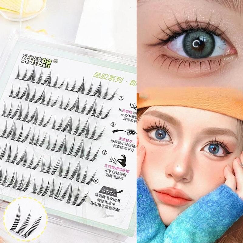 Product Introduction of 【No Need Glue!】glue-free Eyelashes Extension Self-Adhesive Reusable Softer Lashes False Eyelashes Makeup 36