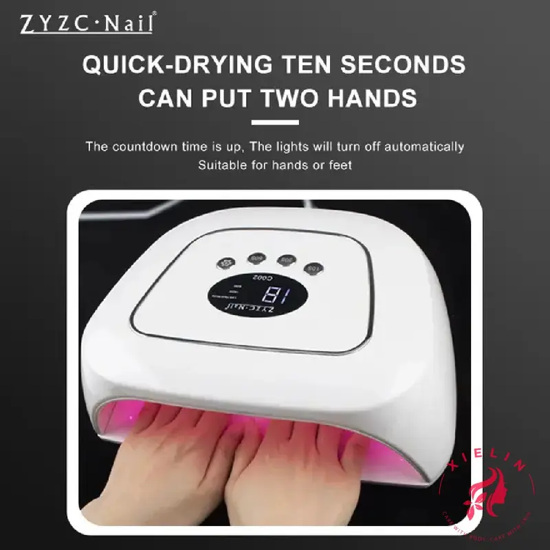 ZYZC UV LED LAMP 180WATT NAIL DRYER PENGERING KUTEK 2