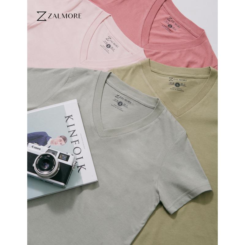 Zalmore Pastel Series Woman T-Shirt Premium Cotton - Kaos Wanita 2