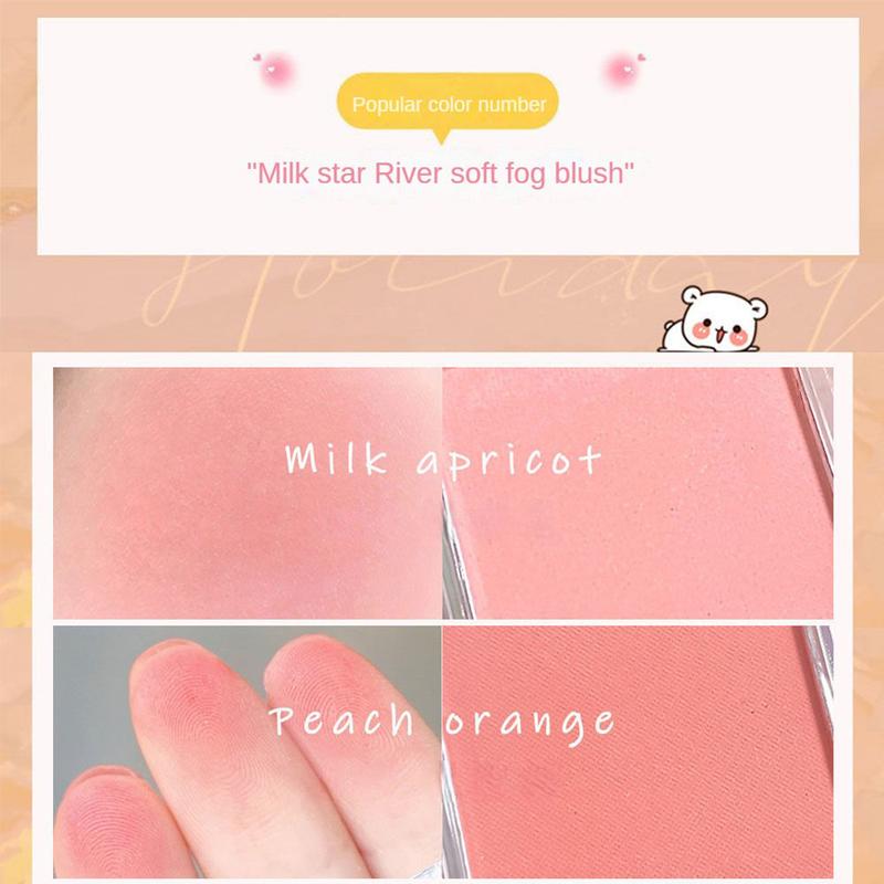 LAMEILA Rouge-Tấm Phấn Má Hồng, Trang Điểm Khỏa Thân, Đơn Sắc, Dành Cho Người Mới Bắt Đầu 9
