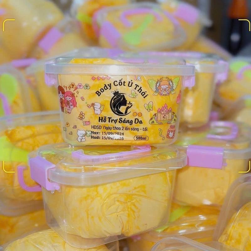 Kem Body Cốt Thái Mix Serum Kích Trắng Ủ Mạnh 500Gr Dưỡng Da Body Nữ