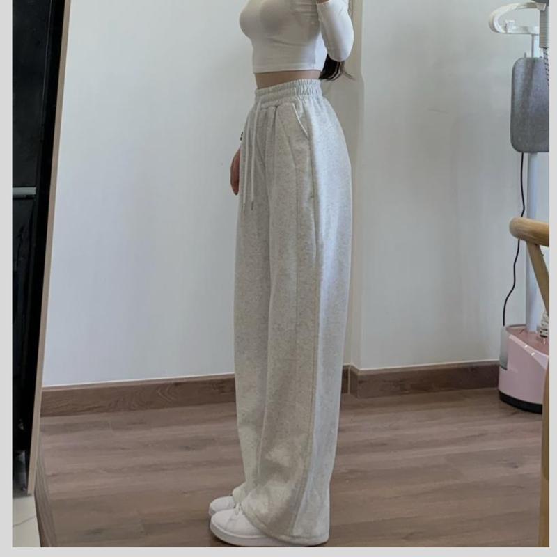 Quần  Nỉ Ống Suông Loại Đẹp Phom mới hách dáng Nữ Pants Nhung Women Ong 1