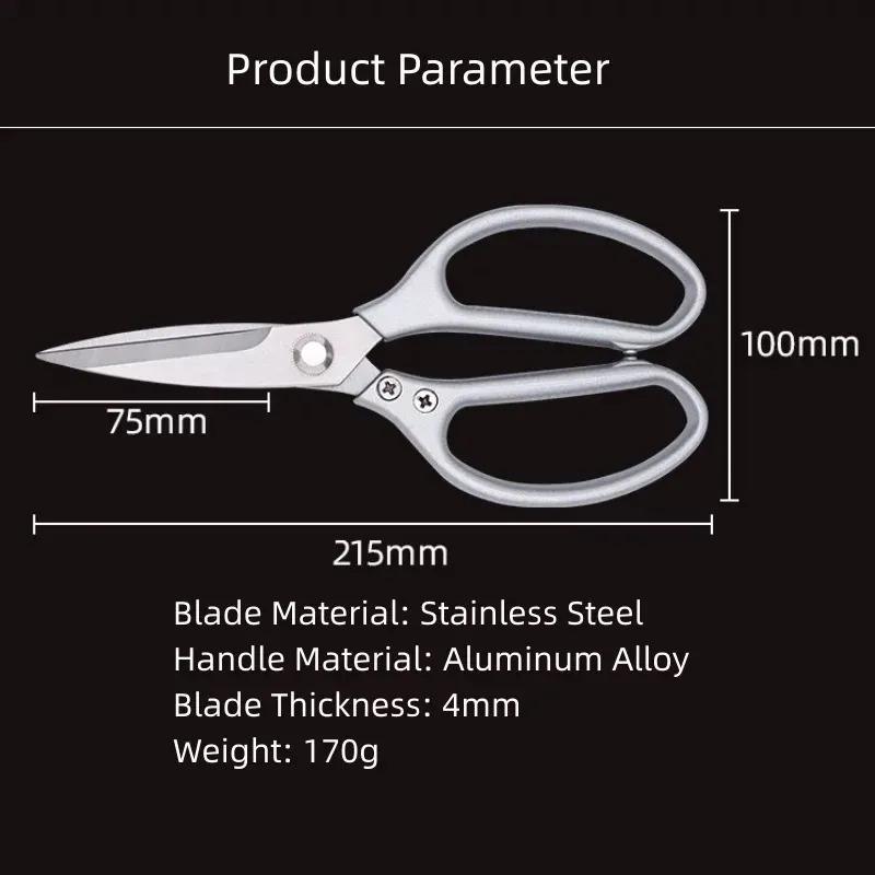 Product Introduction of Multifunctional 6 in 1 Kitchen Scissors Multipurpose Stainless Steel Chicken Bone Scissors GuntingMultipurpose scissors 39