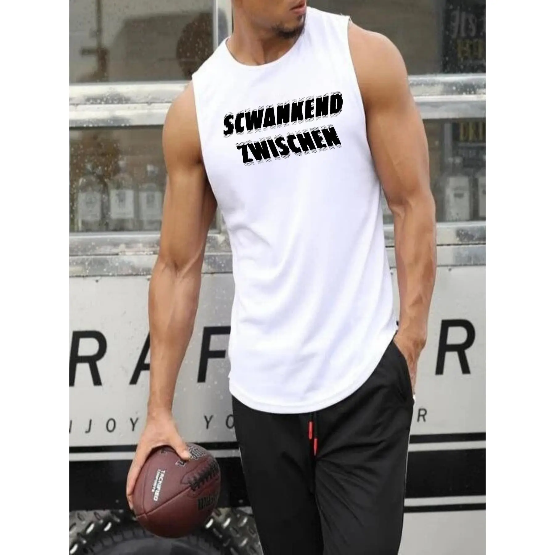Men’s A-Shirt Tanks Print Singlet, Sleeveless Tank Top, Lightweight Active Undershirts, For Workout At The Gym, Bodybuilding, And As Gifts