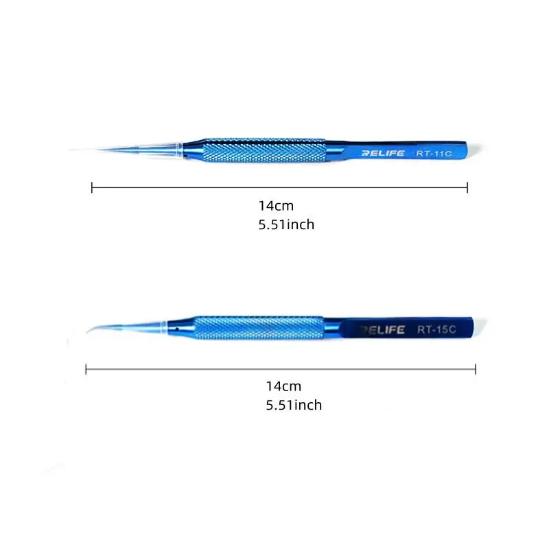 High Precision Titanium Alloy Tweezers, Non-slip Motherboard Flying Wire Repair Clamping Forceps, Industrial Tweezers for Home & Office 1