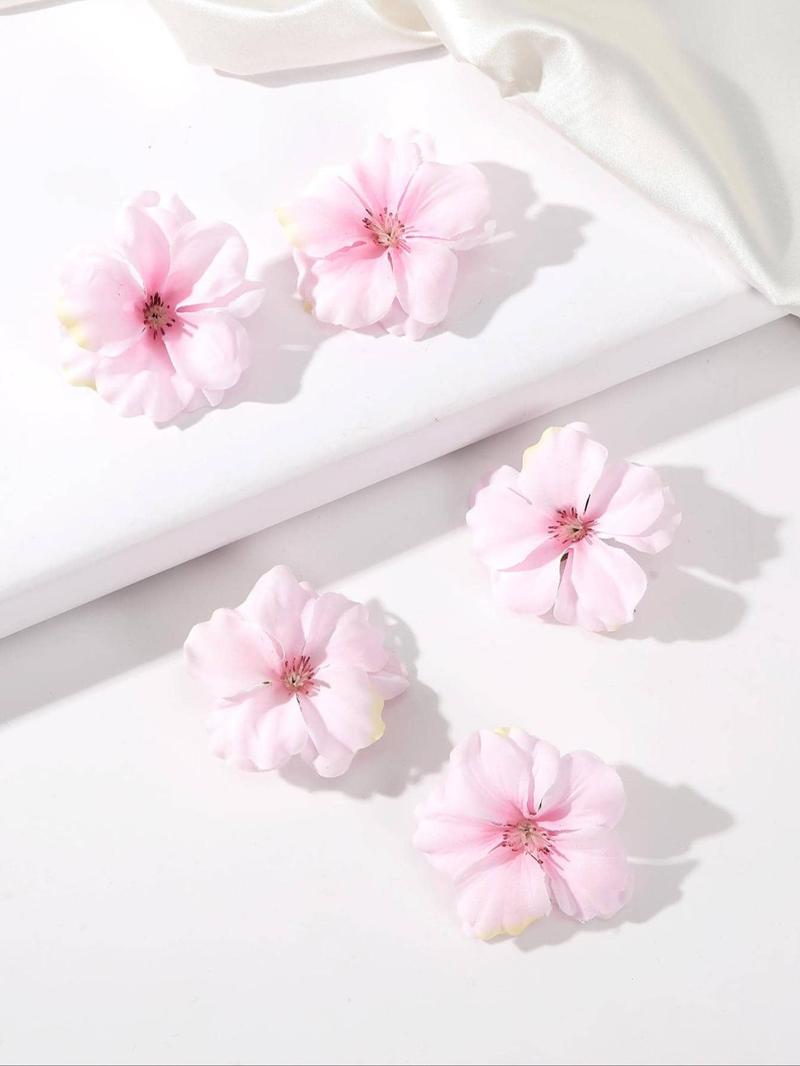 Product Introduction of Cute Flower Decor Hair Clip, Boho Style Hair Accessories for Women & Girls, Minimalist Headwear Suitable for Any Hairstyle 2