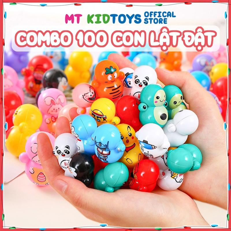  Combo 100 con lật đật mini ngộ nghĩnh siêu đáng yêu Hình Doremon Minion Người Nhện Cho Bé Trang Trí Và Vui Chơi 