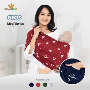 Gendongan Kaos GEOS Bayi Instan Simple Motif babysultan