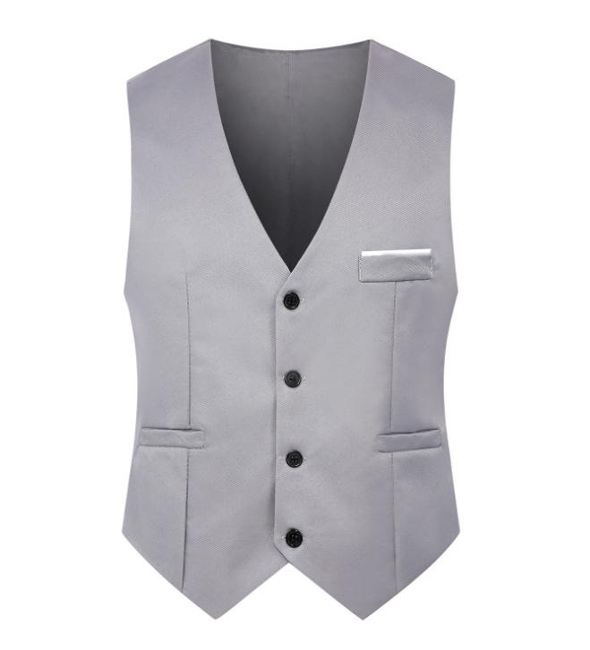 Product Introduction of M-5XL Men's Suit Vest Summer Slim Fit Waist Solid Tank Top Business Leisure Party Bar Banquet Dress 7