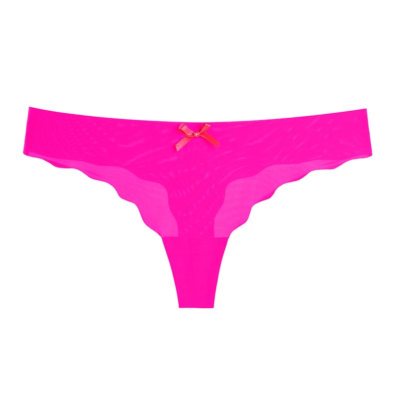 Product Introduction of Women's Thongs G-string Underwear Seamless Invisible Panties For Ladies Fashion Ruffle Female T-back Underpants 1/2pcs Womenswear Comfort 12