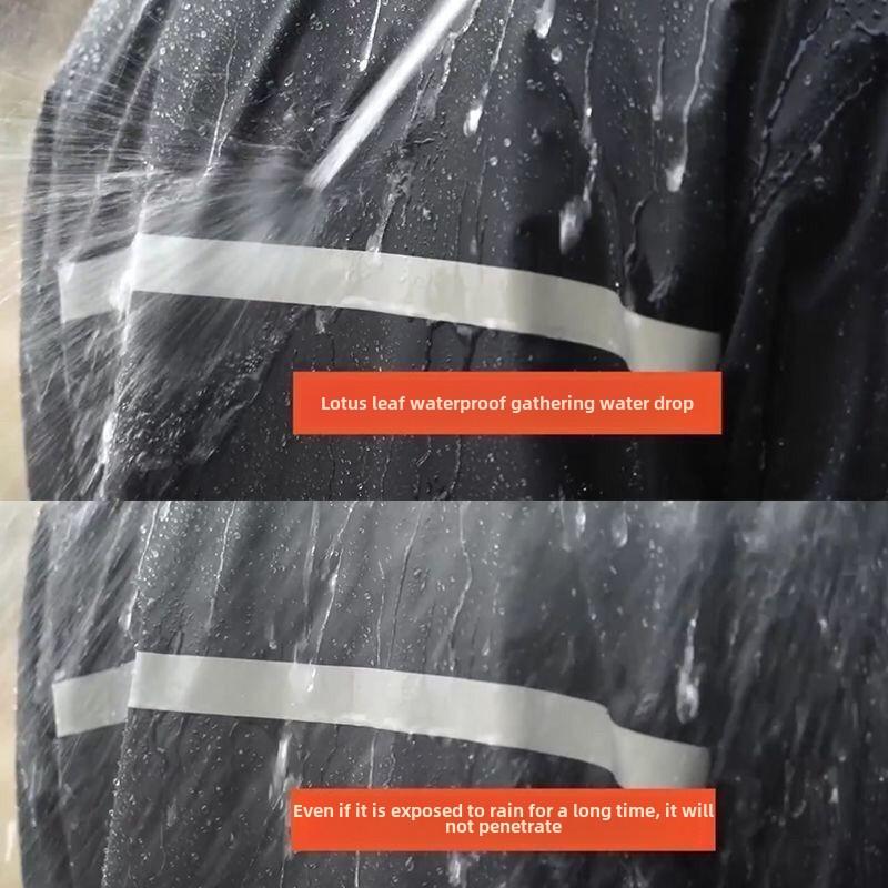 Product Introduction of [2025 Hot Sale] High Quality New Hot Sale Large Raincoat Rain Pants Suit Full Body Split Waterproof Men Raincoat Loose Reflective Electric Car Motorcycle Double Layer Slim Thickened Rainproof 9