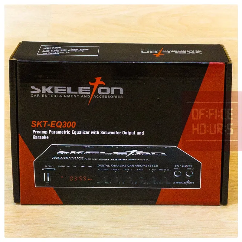 Skeleton Preamp Car Parametric Equalizer Karaoke Bluetooth - SKT-EQ300 1
