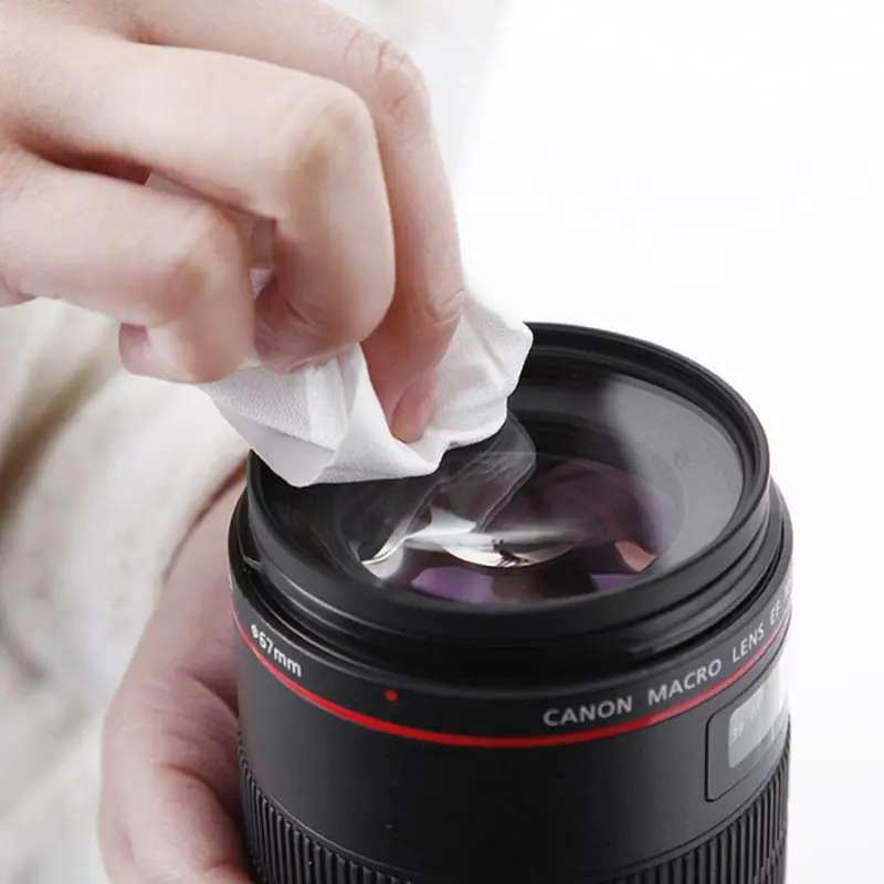 Khăn da cừu vệ sinh Lens, lau ống kính máy ảnh, lau dọn vệ sinh điện thoại, laptop và các thiết bị điện tử Hoa Kiềng 3