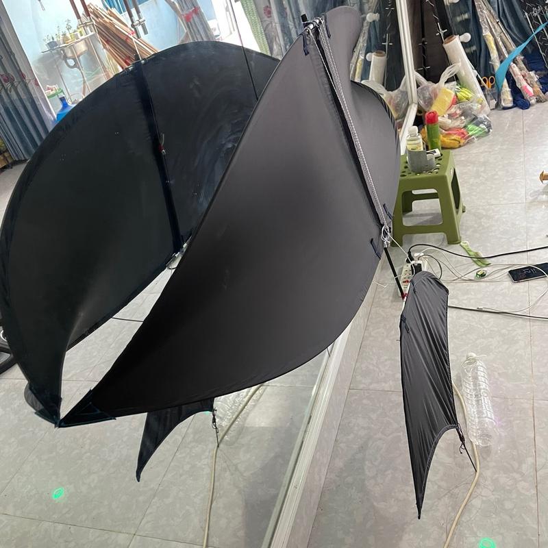 Diều lắp ghép khung cacbon 1m7 hàng làm kĩ bao đậu đêm. Mầu cực nổi thân khung chịu lực hứng gió tôta Bộ quà tặng Bộ quà tặng Nhiều màu đen