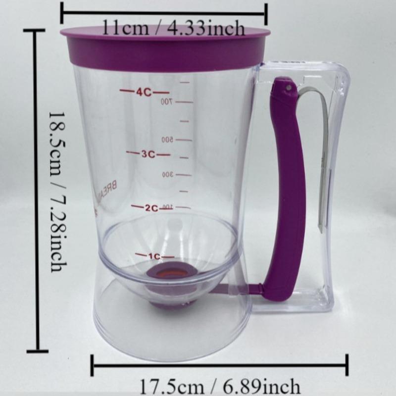 Handheld Funnel Dispenser, Plastic Cupcake Batter Dispenser With Handle, Travel Accessories, Durable Kitchen Baking Utensil For DIY 1