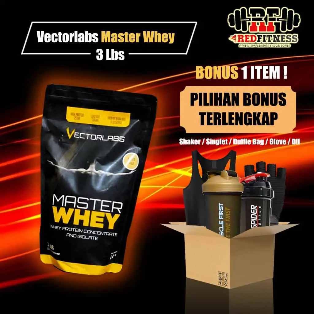Vector Labs Master Whey 3 Lbs (1400 gr) / Vectorlabs Whey Protein 3lbs / 3lb / 3 lb