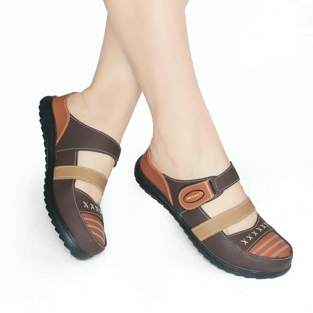 Sepatu Mulan Casual Slip Sandal Wanita Mulan Sepatu Sandal Wanita Tali Casual Mulan
