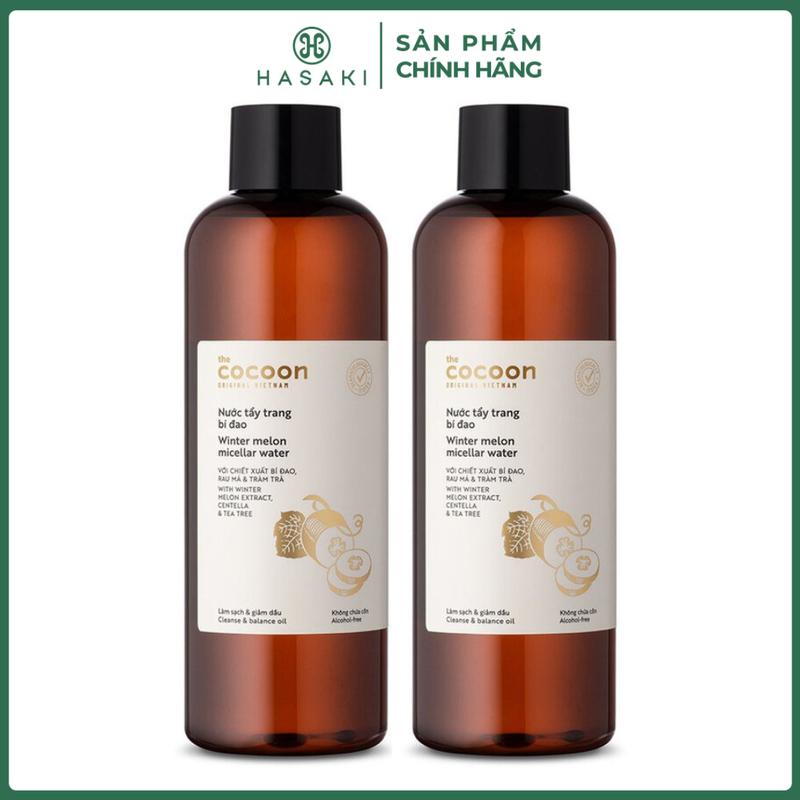 Combo 2 Nước Tẩy Trang Bí Đao Cocoon Hỗ Trợ Làm Sạch & Giảm Dầu 500ml | HASAKI BEAUTY