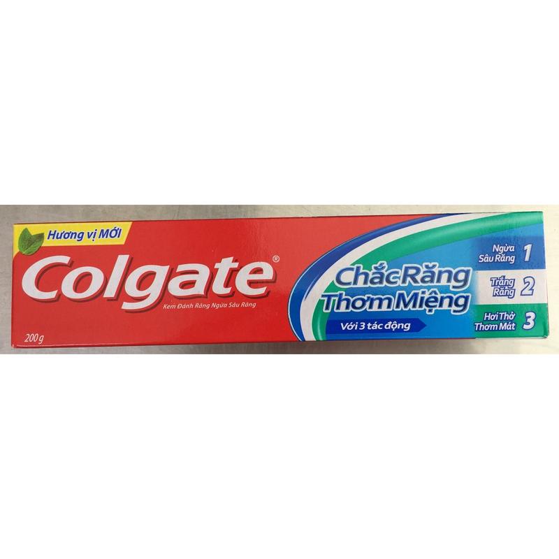 Kem đánh răng colgate chắc răng thơm miệng 180g 2