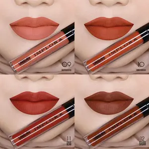 Implora Urban Lip Cream Matte | BPOM Lipcream Lipstick Lipstik Red Peach Mauve Dark Brown lip cream  implora Berry Bibir Creamy Waterproof Lasting Kosmetik Gloss