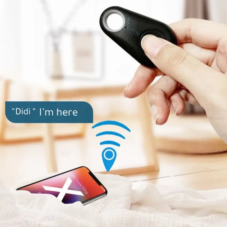 【Perangkat anti-hilang Bluetooth pintar】Tetesan air, persegi, segitiga, dan bentuk modis lainnya, koneksi Bluetooth, pemosisian mudah 4