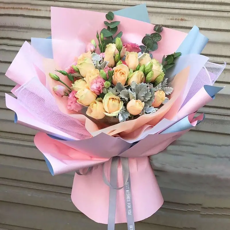 20 tờ giấy gói hoa mika 2 mặt, loại đẹp,dày dặn,gói hoa - phụ kiện làm hoa, handmade 3