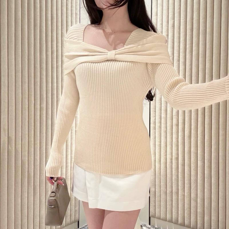 [LUXE.DLABEL] - G61 TOP [ Atasan wanita  Atasan rajut lengan panjang rajut Kaos wanita Vest wanita Atasan Wanita Atasan Halter tank wanita top Croptop Croptee Atasan perempuan 7