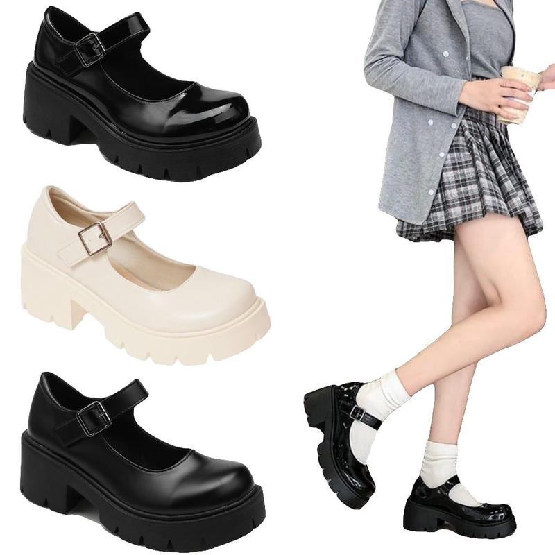 Product Introduction of Sepatu loafers wanita sepatu Loly MJ Hitam Putih Shoes Sandal Sendal fantofel  korea 1