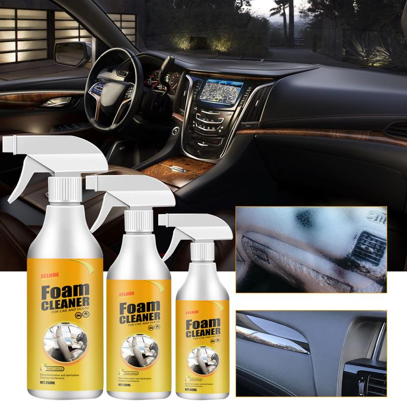 Multi-function Foam Cleaner Car Interior decontamination Cleaning foam cleaner for leather seats Household car  shampoo 0