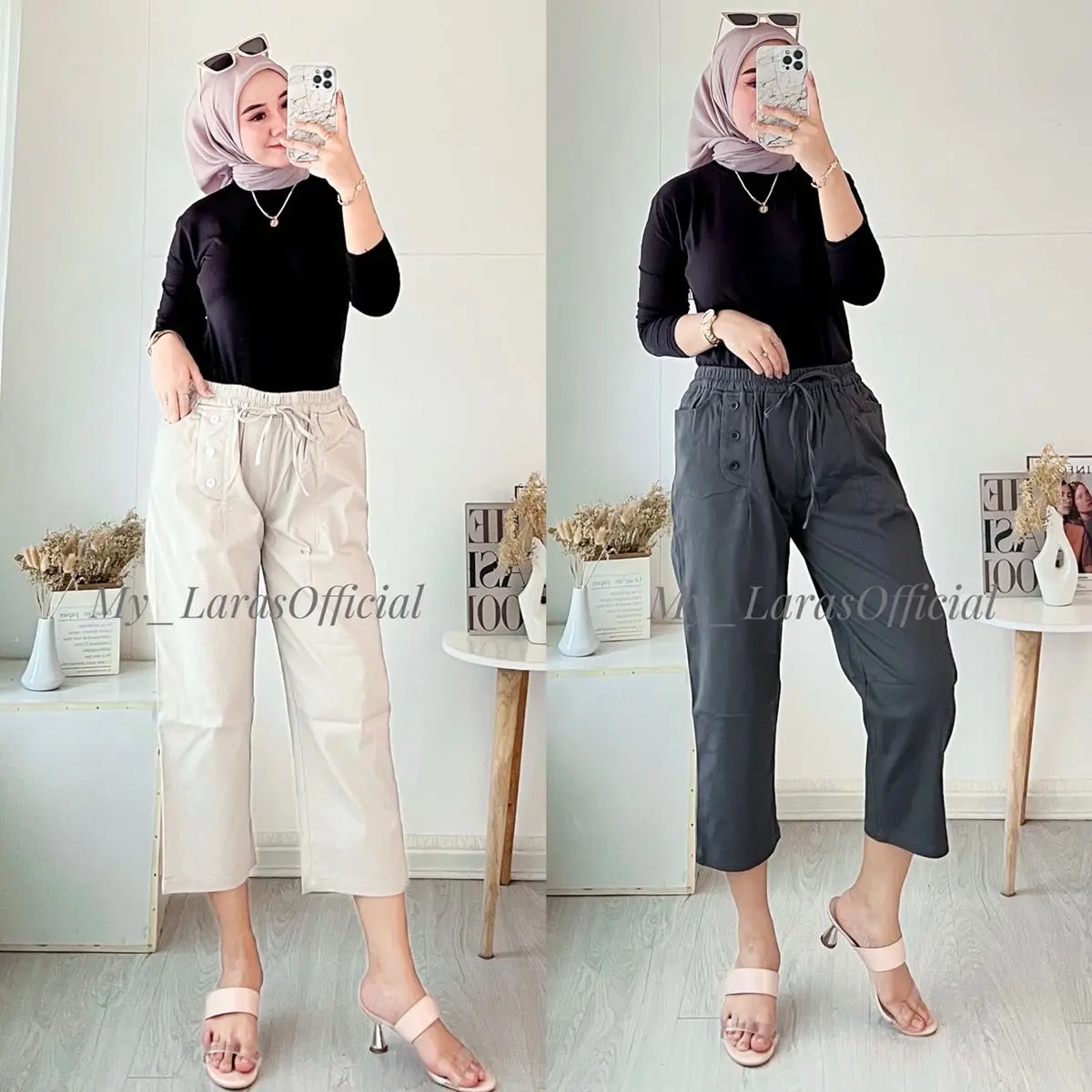 Celana Wanita Haruka Twill Combed 7/9