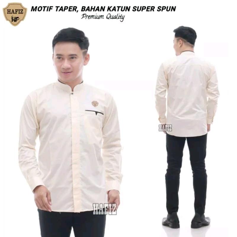 Baju Koko Hadroh Ustad yanluqiy aditiya az zahir mania pekalongan terbaru muhar geratis ongkir Putih Hitam Cokelat Polos 6