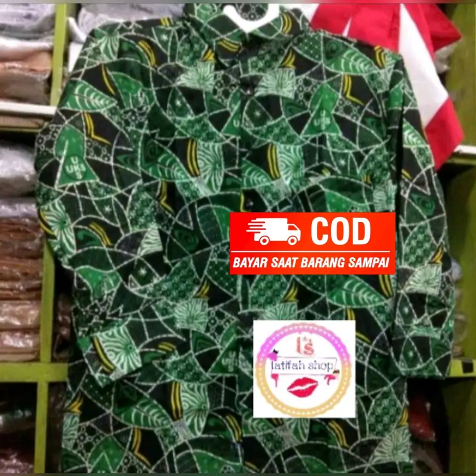 Hem batik UKS panjang SD Sidoarjo. #batikukssidoarjo #hembatiksidoarjo #batikuksdsidoarjo #batiksdsidoarjo