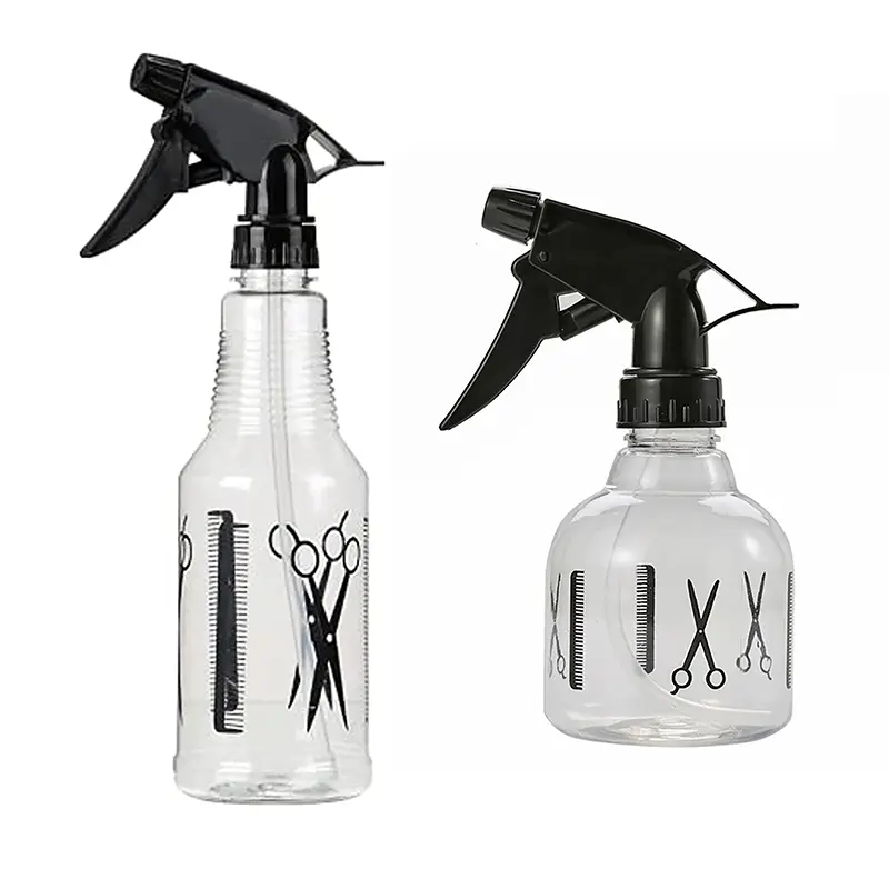Bình Xịt Nước Nhựa, 250ml / 500ml, Rỗng, Bền, Có Thể Nạp Lại, Có Thể Điều Chỉnh, Để Làm Mát Và Tạo Kiểu Tóc, Thích Hợp Cho Salon Làm Tóc, Thợ Cắt Tóc Tự Làm, Dụng Cụ Tạo Kiểu Tóc