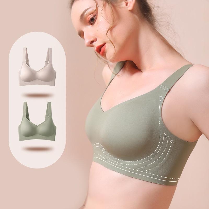 Product Introduction of Đồ Lót Áo Ngực Nữ, M-3XL, Thoáng Khí, Liền Mạch, Không Gọng, Thời Trang, Mút Mỏng, Vải Mềm, Giảm Nén, Giữ Cho Ngực Thắt Chặt, Giá Rẻ, Áo Bên Trong Không Gọng, Vải Mềm, Tích Hợp Mút 16
