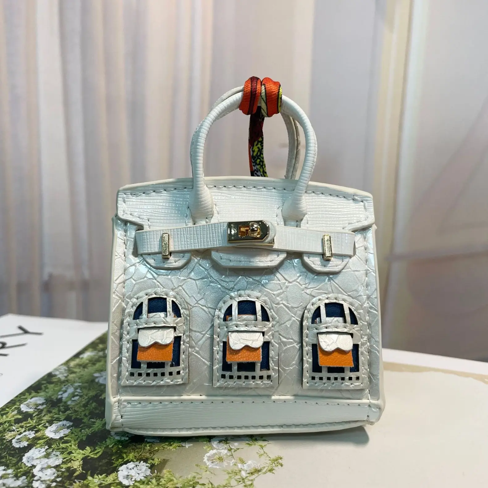 Ins Cute Mini Bag Match Earphone Bag MINI Bag Live Cross border Explosive Hot Selling Small House Bag Pendant