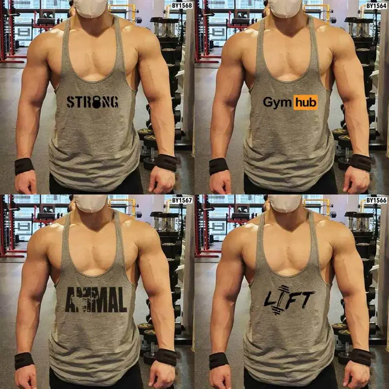 PAKET 4 PCS SINGLET GYM PRIA POLOS STRINGER TALI KECIL POLA SEXY KEREN BAGUS Outdoor 3