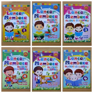 Paket Isi 6 Buku Lancar Membaca Tanpa Dieja Untuk Anak Anak Full Color