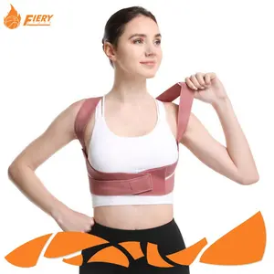 [Fiery Sport] Alat Terapi Belt Sabuk Penyangga Punggung Bahu Korektor Postur Tubuh Camelback Anti Bungkuk Sabuk Bahu