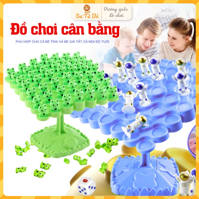 Đồ chơi ếch cân Bằng, Ếch Cân bằng Phi Hành Gia  Đồ Chơi Giáo Dục Phát Triển Trí Tuệ Toy 0